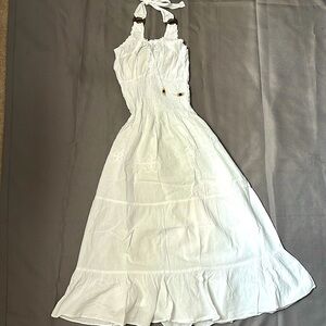 Women’s one size white summer dress